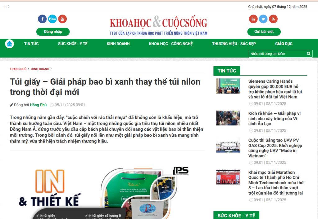 Bao Khoa Hoc Cuoc Song